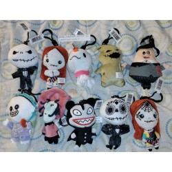 The Nightmare Before Christmas Plush Bag Clips: Near Complete Set of 10