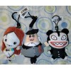 The Nightmare Before Christmas Plush Bag Clips: Near Complete Set of 3