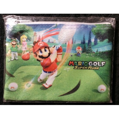 Mario Golf Super Rush Zip Pouch (Brand New, Factory-Sealed)