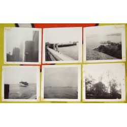 Vintage Photographs New York City 1960s/1970s Black & White Set of 6