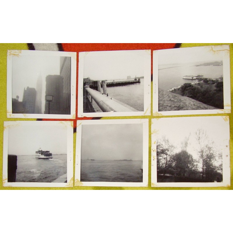 Vintage Photographs New York City 1960s/1970s Black & White Set of 6