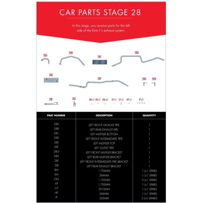 Eaglemoss Ecto-1 Parts Set No.28