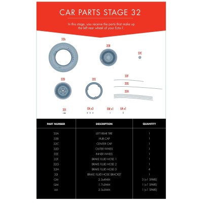 Eaglemoss Ecto-1 Parts Set No.32