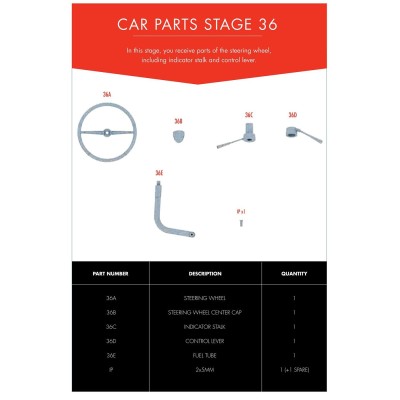 Eaglemoss Ecto-1 Parts Set No.36
