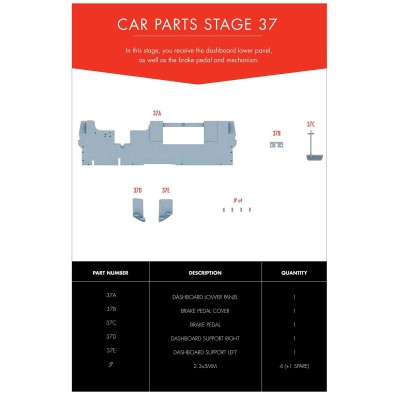 Eaglemoss Ecto-1 Parts Set No.37