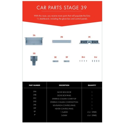 Eaglemoss Ecto-1 Parts Set No.39