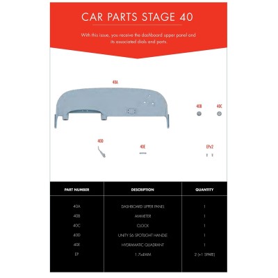 Eaglemoss Ecto-1 Parts Set No.40