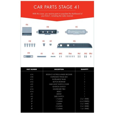 Eaglemoss Ecto-1 Parts Set No.41