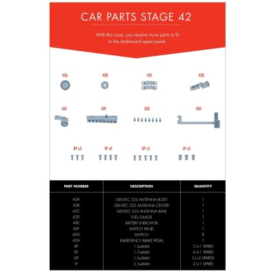 Eaglemoss Ecto-1 Parts Set No.42