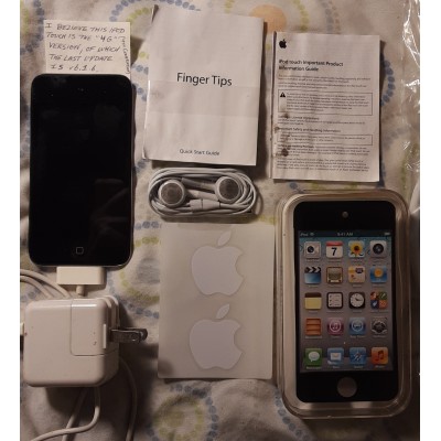 Apple iPod Touch 8GB 4th Generation with Installed Games [technically 4.5/5th Generation]