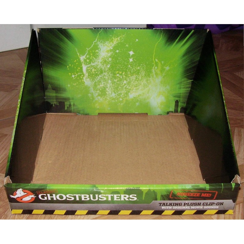 Underground Toys Ghostbusters Talking Plush Clip-On Store-Used Empty Display Box (2016) (BOX ONLY, NO TOYS)