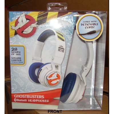 Ghostbusters Cord/Cordless Bluetooth Kids Headphones (NEW)