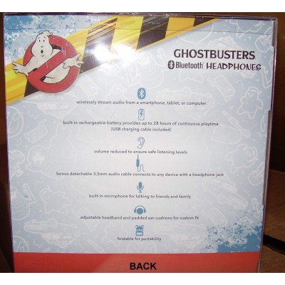 Ghostbusters Cord/Cordless Bluetooth Kids Headphones (NEW)