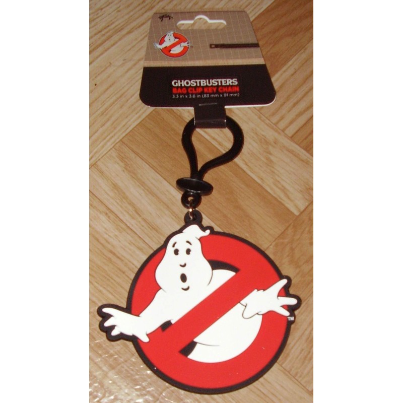 JustFunky Ghostbusters Logo Bag Clip Key Chain