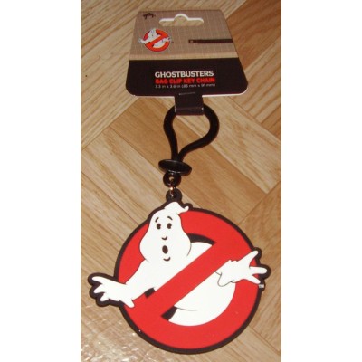 JustFunky Ghostbusters Logo Bag Clip Key Chain