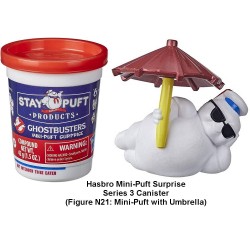 Sealed Hasbro Mini-Puft Surprise Series 3 Canister (Figure N21: Mini-Puft with Umbrella)