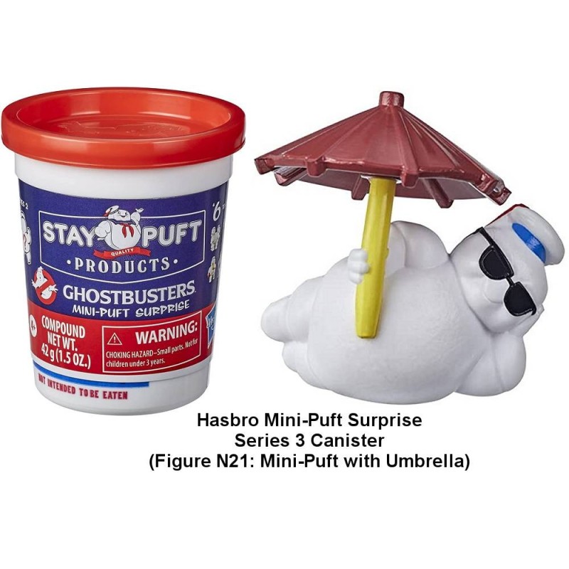 Sealed Hasbro Mini-Puft Surprise Series 3 Canister (Figure N21: Mini-Puft with Umbrella)