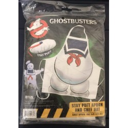 Cryptozoic Ghostbusters Stay Puft Apron & Chef Hat