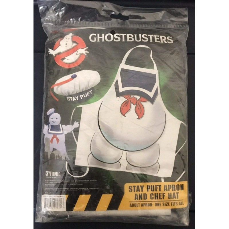Cryptozoic Ghostbusters Stay Puft Apron & Chef Hat