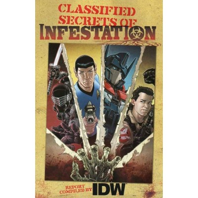 Classified Secrets of Infestation Mini Comic Book (in SEALED IDW BAG) - Ghostbusters Star Trek