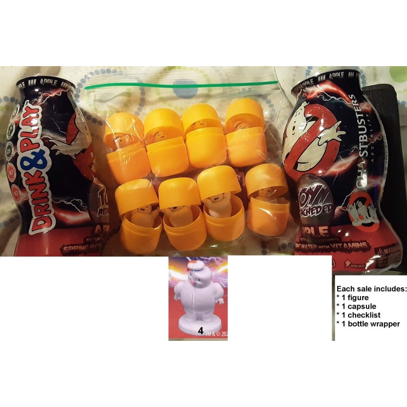 Ghostbusters Afterlife Drink & Play Mini-Puft Figure No.4 (Tongue Sticking Out)