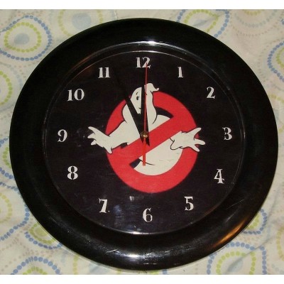 Custom Ghostbusters No Ghost Logo Analog 10" Wall Clock