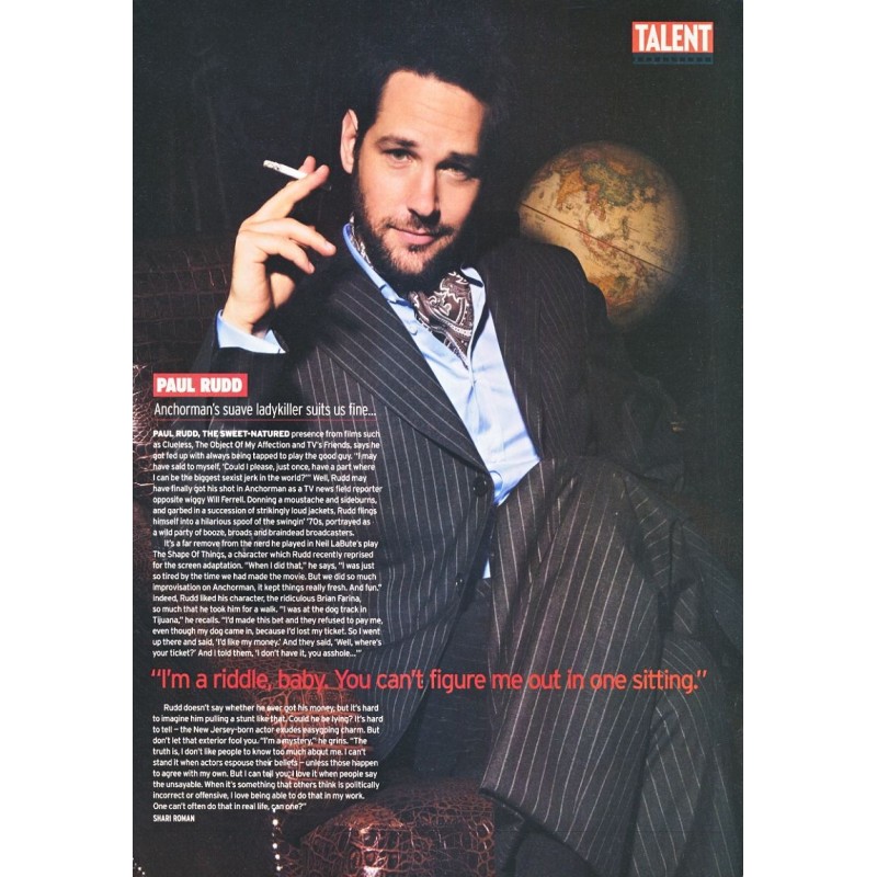 Magazine Photo - Paul Rudd