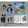 Playmobil Ghostbusters Spengler and Ghost (No.9224 from 2017) (Loose, Incomplete)