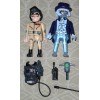 Playmobil Ghostbusters Spengler and Ghost (No.9224 from 2017) (Loose, Incomplete)