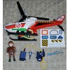 Playmobil The Real Ghostbusters Venkman with Helicopter (No.9385 from 2018) (Loose, Incomplete)