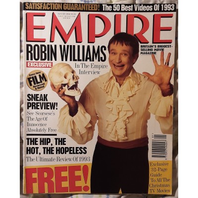 Empire Magazine January 1994 Robin Williams Cover
