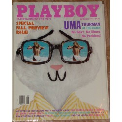 Playboy Magazine September 1996 Uma Thurman & Jennifer Allen