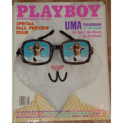 Playboy Magazine September 1996 Uma Thurman & Jennifer Allen
