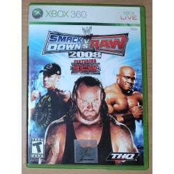 WWE SmackDown vs. Raw 2008 featuring ECW (Xbox 360) (FOR PARTS/AS IS)