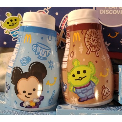 McDonald's Happy Meal Disneyland 70th Anniversary 2025 Lot of 13 Toys + Boxes + Milk Jugs + Apple Wrappers