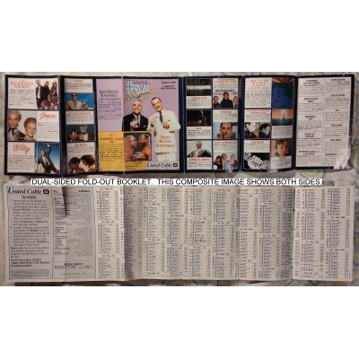 TV Blueprint August 1989 Pay-Per-View Guide Booklet (Dirty Rotten Scoundrels & WWF SummerSlam 1989)