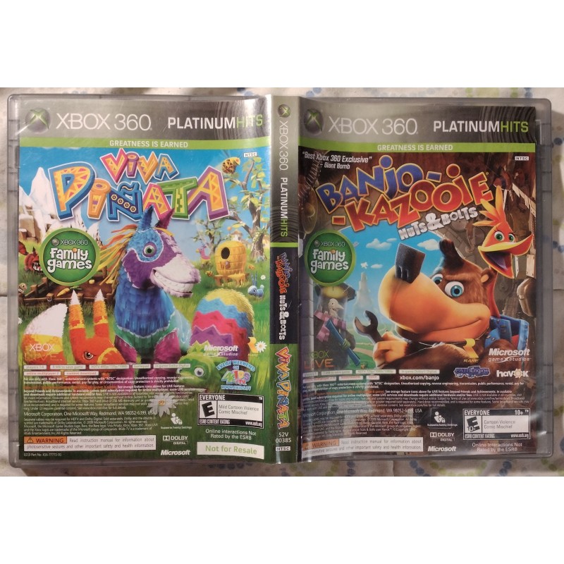 Banjo-Kazooie: Nuts & Bolts / Viva Pinata (Xbox 360) (Complete)