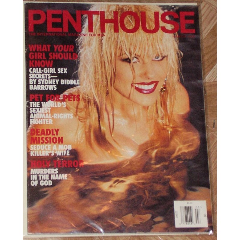 Penthouse Magazine March 1996 - Diane cover & Pet of the Month pictorial