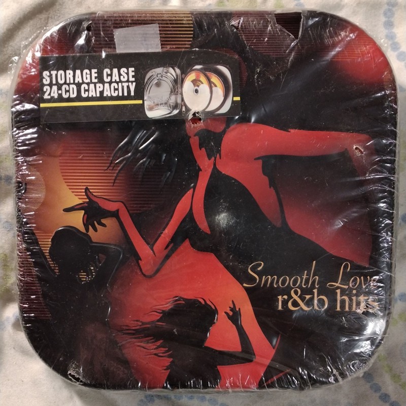 Smooth Love R&B Hits 24-Disc CD DVD Metal Storage Case Holder