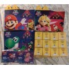 McDonald's Happy Meal Super Mario Galaxy Movie Complete Set of 12 Toys + All 3 Boxes + 2 Apple Wrappers