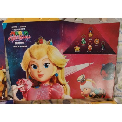 McDonald's Happy Meal Super Mario Galaxy Movie Complete Set of 12 Toys + All 3 Boxes + 2 Apple Wrappers