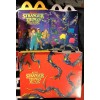 McDonald's Happy Meal Stranger Things: Tales From '85 Near-Complete Lot of 8 Toys/Book + Stickers + Boxes + Apple Wrapper