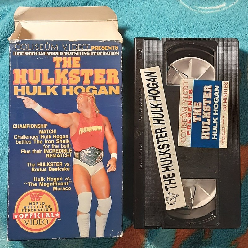 Vintage 1986 WWF The Hulkster: Hulk Hogan VHS Tape (UNTESTED, AS IS)