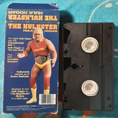 Vintage 1986 WWF The Hulkster: Hulk Hogan VHS Tape (UNTESTED, AS IS)
