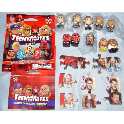 WWE Teenymates Series 2 Lot of 10 Macho Man Mankind Sting Dean Ambrose