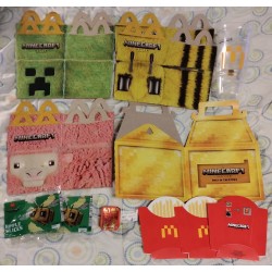 McDonald's Minecraft Movie Promotional Materials