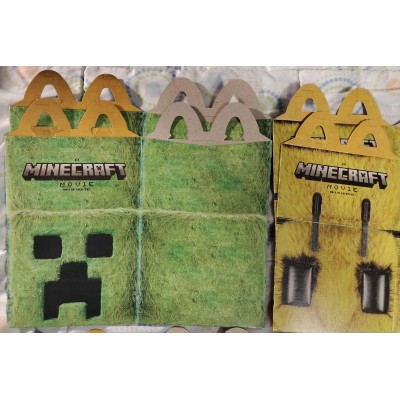 McDonald's Minecraft Movie Promotional Materials