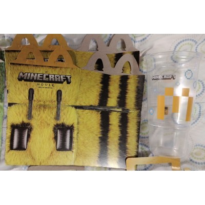 McDonald's Minecraft Movie Promotional Materials