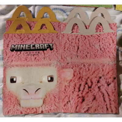 McDonald's Minecraft Movie Promotional Materials