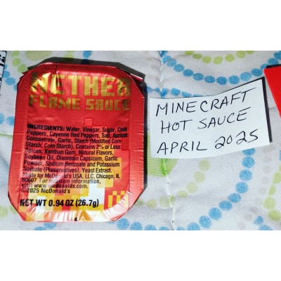 McDonald's Minecraft Movie Promotional Materials